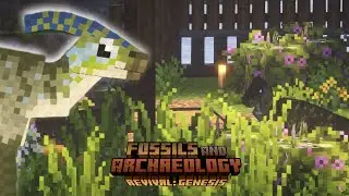 PARASAUR MEADOWS! Minecraft Dinosaurs || Fossils and Archaeology : Revival Genesis Ep.16