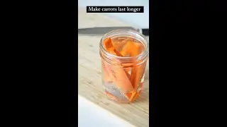 How to keep carrots fresh! #shorts