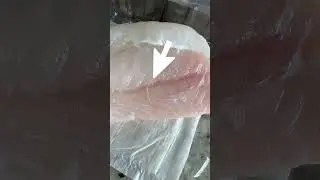Live Worms In My Freshly Caught COD FILLETS !! | #shorts #food #fish #parasite