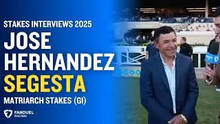 Assistant Trainer Jose Hernandez Talks about G1 Winners SEGESTA after Matriarch Score