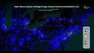 Ting Grid Monitoring - Heat Wave Causes Voltage Drops in Central/Eastern U.S. (6/2025)