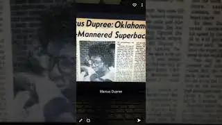 Marcus Dupree story