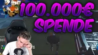 💎 LENNY BEKOMMT 100.000&euro; SPENDE!? 😱