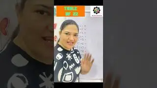 Table of 22/Easy way to learn 22/22 ka table/ #table #maths #tricks #viral #explore #shorts#shorts