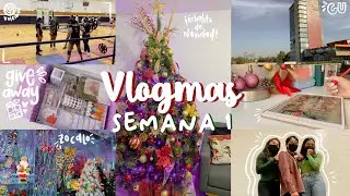 Una semana decorando la casa para navidad, universidad, entrenamientos…+ giveaway || VLOGMAS 1