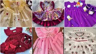  বিউটিফুল ডিজাইনের বেবি ফ্রক। stylish baby frock design #babygirl #dress 