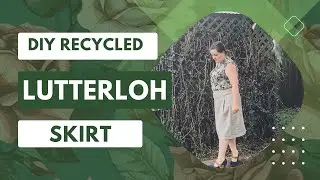 Upcycling a Curtain into Lutterloh Supplement 322 Pattern 144