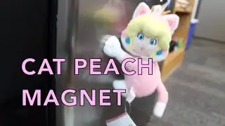 Cat Peach Magnet Plush!