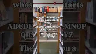 Do you have a library trip in your future?