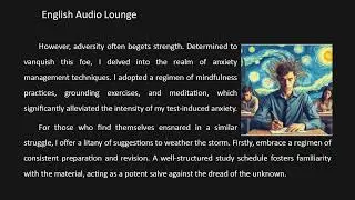 Advanced English | Overcoming test anxiety | C1/C2 level