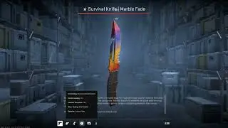 Marble Fade Survival Knife Pull - CS2 - Fever Case