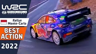 Best WRC Rally Action : Rally Crashes, Mistakes, Lucky Moments from WRC Rallye Monte-Carlo 2022