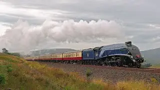 LNER A4 No.60007 'Sir Nigel Gresley' approaches Rise Hill Tunnel