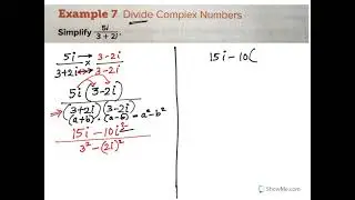 To divide complex numbers.