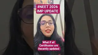 ‼️Важное обновление от NTA для абитуриентов NEET 2026 #ntaneet #neet2026 #neetnewstoday #neetnews...