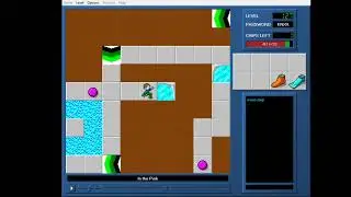 CCLP1 level 127 solution - 422 seconds