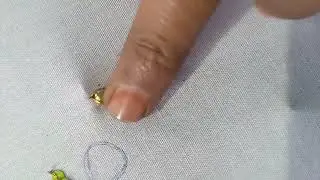  Free aari embroidery classes - 52-Single bead stitch  