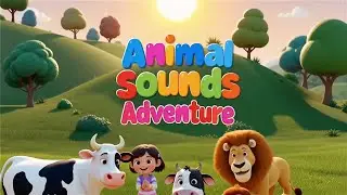 🦁🐑 Animal Sounds Adventure | Fun Kids Education Song! ✨🌟