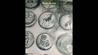 Гравировка нефрита от nephrite.pro #nephrite #нефрит #камнерез #handmade