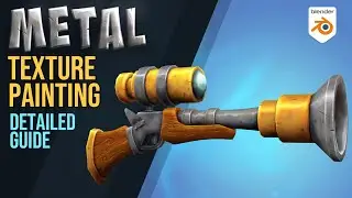 Texture Painting Metal (Iron & Steel)- Blunderbuss Pt 11