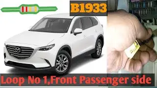 Mazda CX9 Airbaig circuit open Loop No 1 Front passenger side |DTC CODE|