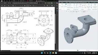 Creo Parametric CAD Tutorial part 12 | Creo CAD 3D Model Basic Beginners - B&agrave;i tập lệnh Sweep