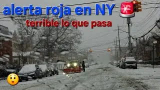 Terrible tormenta de nieve azota a NY 