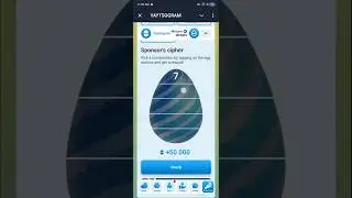 Yaystogram Egg 🥚🥚🥚 Cipher code today 28 January
