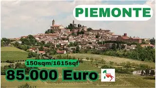 Semi Detached House, ASTI, Refrancore 85K, 2 Floors + 2000sqm Land [Beautiful Piemonte Hills]