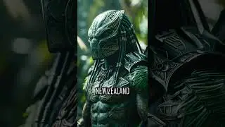 Ai Draws Countries As Predator (Yautja)