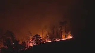 Pilot Mountain wildfire continuing to spread, officials addressing community