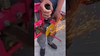 High-power, large-battery brushless lithium-electric angle grinder