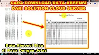 Cara Download Data Presensi Dari Solution Cloud Server Dan Backup Ke Aplikasi Attendance Management