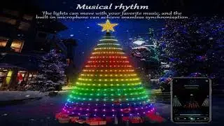 #2.1M LED Christmas Tree Decorative Light Lntelligent IDeal LED APP Application Control DIY Lmage L
