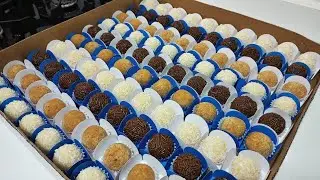Como fazer Cento de Docinhos com 3 Sabores ~ Sabores Tradicionais para Docinhos de festa 🎉