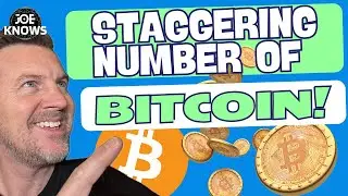 Bitcoin ETF's have a staggering amount of Bitcoin!  The number may shock you!