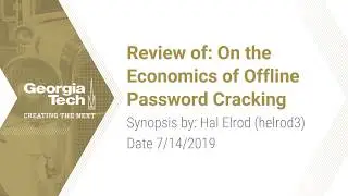 Hal Elrod - paper presentation CPS Summer 2019