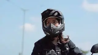 Helm Monsa Cross Solid Black Matte