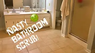 HUGE BATHROOM CLEAN WITH ME | MASTER BATHROOM CLEAN