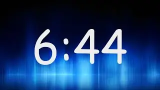 6:44 Minutes Timer / Countdown from 6min 44sec