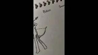 3 How to draw body with Bow, potion, sword #drawing #stickman #tutorial #fpy #howtodraw #sketch #art