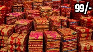 300/- की साड़ियाँ मात्र 45/- में | Surat Saree Wholesale Market | Saree Manufacturer in Surat