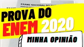 As questões de HISTÓRIA do ENEM 2020: O QUE EU ACHEI? MINHA OPINIÃO