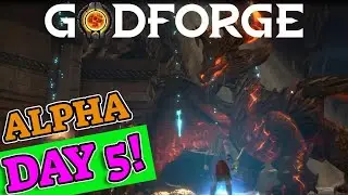Godforge Alpha Wave 1 Day 5  | So many Legendaries!