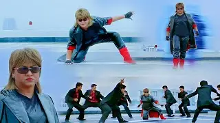 Mass Action Scene | Veera| Lady Super Star Malashree Fight Scene| English Movie Scene | Indian Films
