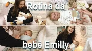 Rotina da Noite da Bebê Emilly de Coleção Pessoal