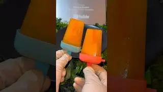 Homemade orange popsicle #icecream #popsicle #homemade #shorts @Itsmuntahakhanam