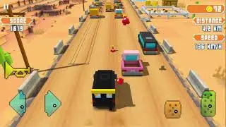 BLOCKY HIGHWAY TRAFFIC RACING PART  20 Android Gameplay MD Action Android Games