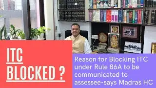 ITC BLOCKED UNDER GST? WHAT TO DO ? #itcblocked #inputtaxcredit