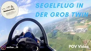 Segelflug am Herrenteich │ Grob Twin POV